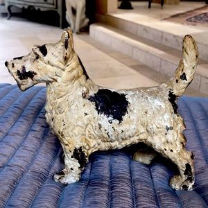 Vintage cast iron doorstop